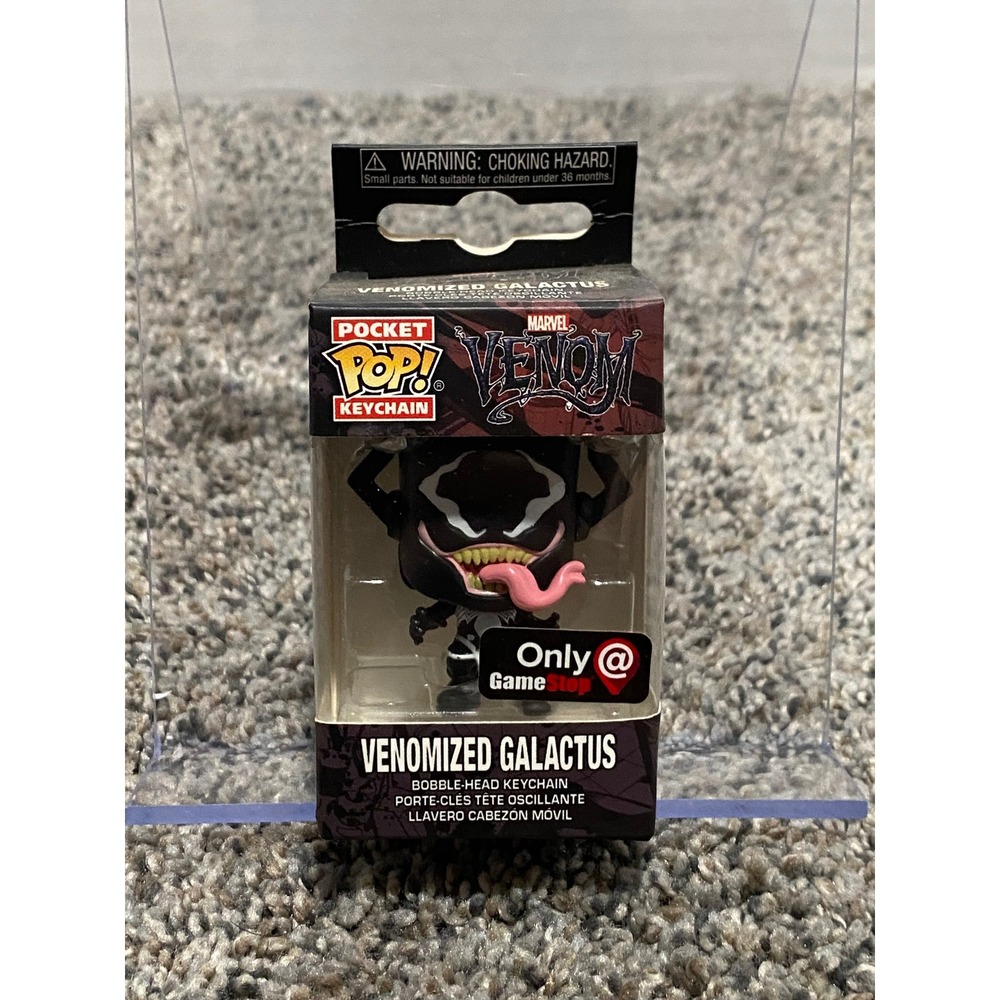 Keychain Mens Venomized Galactus Funko Marvel Black OS NIB